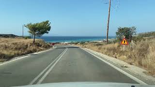 Joy-riding on the coast of Rhodes | Greece | Dashcam |