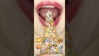 ASMR EMOJI FOOD 🍯🌈🎊🎉🍪🎊🥧🍜🌈🪇🎲 이모지 먹방 (sped up)