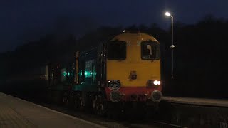 DRS Class 20 Farewell, with 20302 & 20305 at Chesterfield 18th January 2020