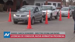 San Rafael, licencias de conducir, nueva normativa provincial