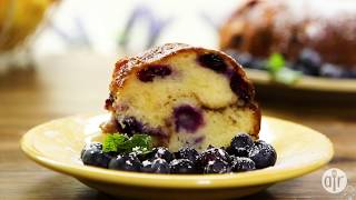 Blueberry soured cream cake