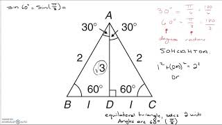 MG5004/DE4102 Fractional and surd forms of trig ratios