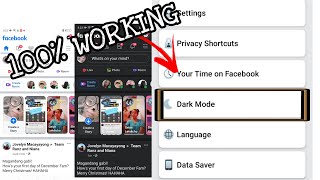 DARK MODE ON FACEBOOK | WORKING| its me ian