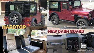 Mahindra Thar Matel Hardtop New Dash board change interior PH.9888993343 Amritsar punjab