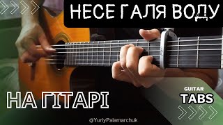 Несе Галя воду на гітарі (tabs)