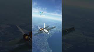 Flying an F/A-18 Hornet above kerala #shorts