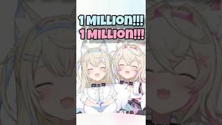 FUWAMOCO Hit One Million Subscribers!!🐾【 FUWAMOCO|Hololive】#fuwamoco #hololive #vtuber