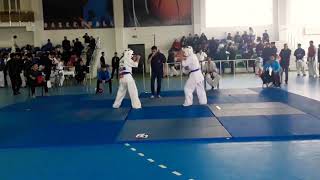 Aligismat Hasanov (AZE) Vs Bardiya Boradigahi (İra)  Shinkyokushin Karate Beynalxalq Turnir