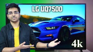 LG UQ7500 4K Ultra HD Smart TV Review - Incredible Picture Quality | LG UQ7500 4K WebOS TV In Hindi