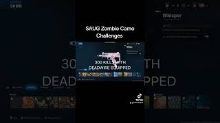 Saug Zombie Camo Challenges #blackops6 #callofduty