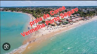 Drone Filma a Praia da Coroa vermelha porto seguro BA