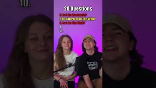 WHAT A GUESS! 20 Questions Guess The Thing Game Challenge!