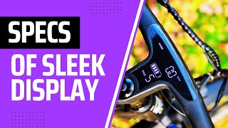 GIN X E-Bike's Advanced Integrated Display: A Closer Look 🚴‍♀️ | GIN X’s Integrated Display Specs 🚀