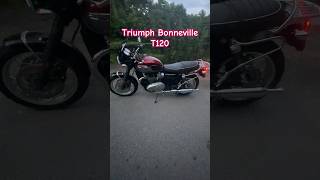 TRIUMPH BONNEVILLE T120 “stock exhaust sound” #triumphmotorcycles