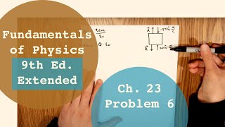 Fundamentals of Physics 9th Extended (Walker/Halliday/Resnick), Chapter 23, Problem 6 Solution