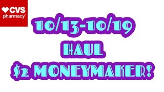 SURPRISE GLITCH! CVS HAUL 10/13-10/19! ALL FOR FREE + $2 MONEYMAKER! EASY COUPON DEALS!