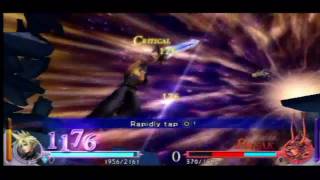 Final Fantasy Dissidia - Arcade mode cloud