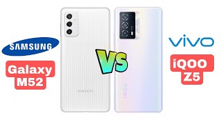 Samsung Galaxy M52 VS iQOO Z5 Compare 2021