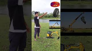 Spining tyre to,jcb,car and karenge vs trucktor, train and short feed magic VFx video,viral,treding