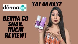 The Derma Co Snail Peptide 96 Hydrating Serum Review *Honest Non Sponsored Review