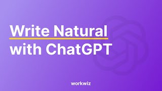 How to make ChatGPT write like a human