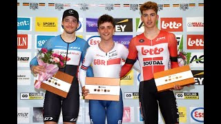 Cérémonie protocolaire | Course aux points U23,  2022 INTERNATIONAL BELGIAN TRACK MEETING