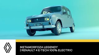 metamorfoza legendy | Renault 4 E-Tech 100% electric