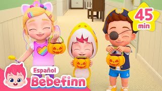 🎃¡Truco o Trato, Feliz Halloween! | Canciones Infantiles de Halloween | Bebefinn en español