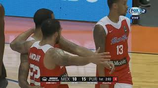 Mexico vs Puerto Rico - Rumbo Americup - 19-02-21