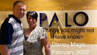 Palo -on the Disney Magic. Things you might not have known