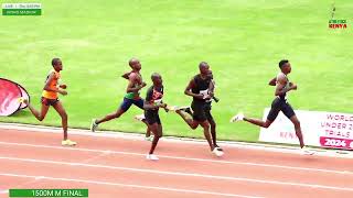 EPIC men's 1500m final World U20 Trials at Nyayo Stadium