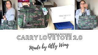 TWELVElittle Carry Love Tote 2.0 // Unboxing and On The Body // Working Mom Diaper or Work Bag