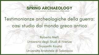 Melfi, Kourta - Testimonianze archeologiche della guerra: casi studio dal mondo greco antico