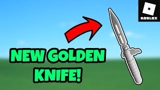 NEW GOLDEN KNIFE IN ARSENAL!!! (Roblox Arsenal)