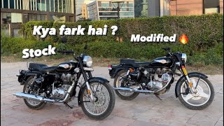 Full Modified Bullet 350 Vs Stock Bullet 350 Comparison🔥