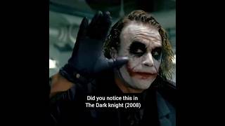 Did you know that in The Dark knight... #shorts