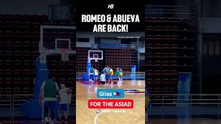 Balik-Gilas sina Terrence Romeo at Calvin Abueva! Gilas Pilipinas FIRST practice for Asian Games!