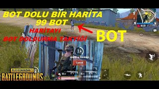 PUBG MOBİLE BOT DOLU SERVER - 99 TANE BOT LEVYE  CHALLENGE