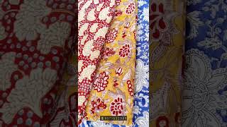 Pure Hand Block Printed Indian Cotton Fabrics on Sale #blockprint #jaipurwholesalemarket #trending