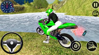 Drive Motorcycle For Offroading - Uphill Offroad Motorbike Rider 🛵🟢 Gameplay 229 √- Flash Simulator