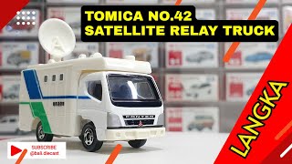 Jarang Orang Koleksi dan Mulai Langka Tomica No. 42 Satellite Relay Truck (トミカ No. 42 衛星通信車)