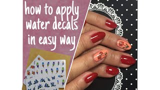 HOW TO APPLY WATER DECALS IN EASY WAY