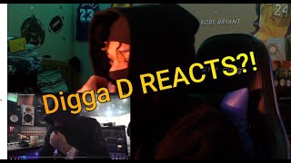 Digga D  REACTS To (Digga D - "A Lil Promo") (Freestyle)