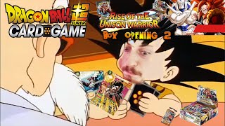 Rise of the Unison Warrior Mega Box Opening!!!... DragonBall Super Card Game