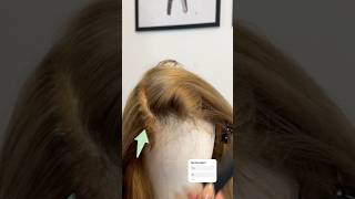 This is how to make your wig flat using minimal hair products #wigs #howtomakeawig #shorts #short