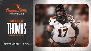 Oregon State Football Interview: Skyler Thomas (9/11/24)