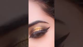 glam glitter eye makeup look||shorts#glitter eye makeup#viralshorts #trendingvideo #youtubeshorts