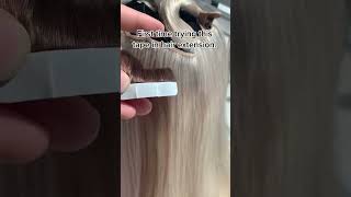 Install Tape Hair Extensions