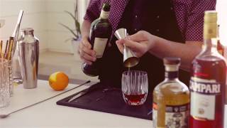 Cocktail met Tequila en Campari maken.