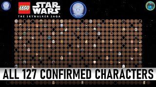 All 127 Confirmed Characters So Far! Lego Star Wars The Skywalker Saga